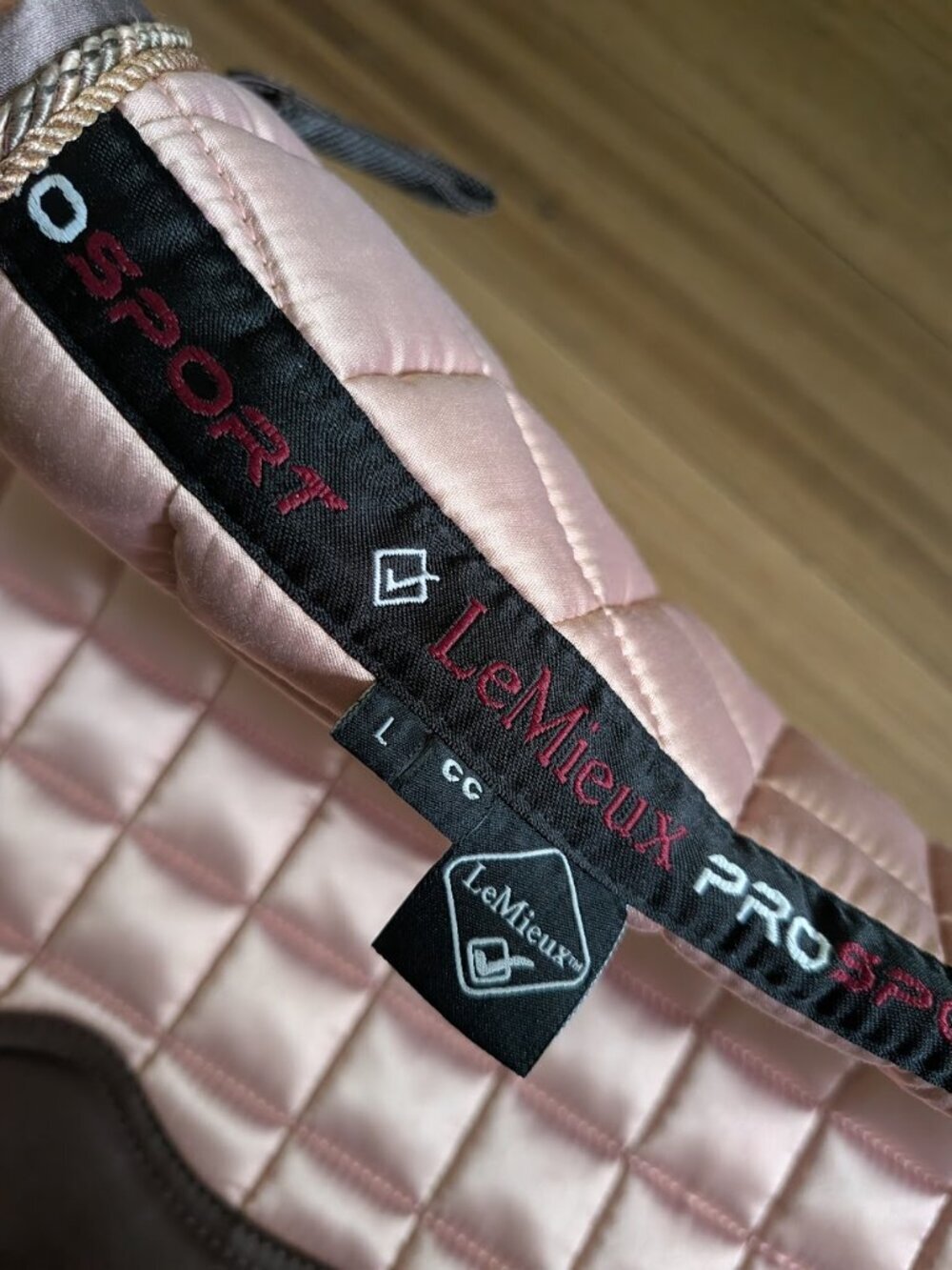LeMieux - Loire Classic CC Steel Rosé - Size Large - Saddle Pad - Picture 6 of 7